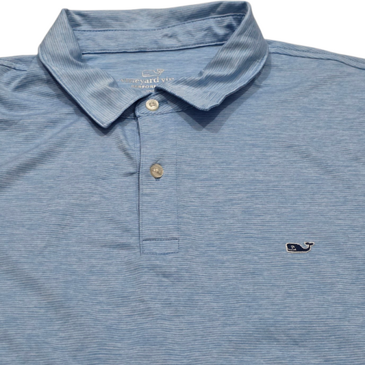 Playera Vineyard Vines Performance Xgrande Xl Azul Claro