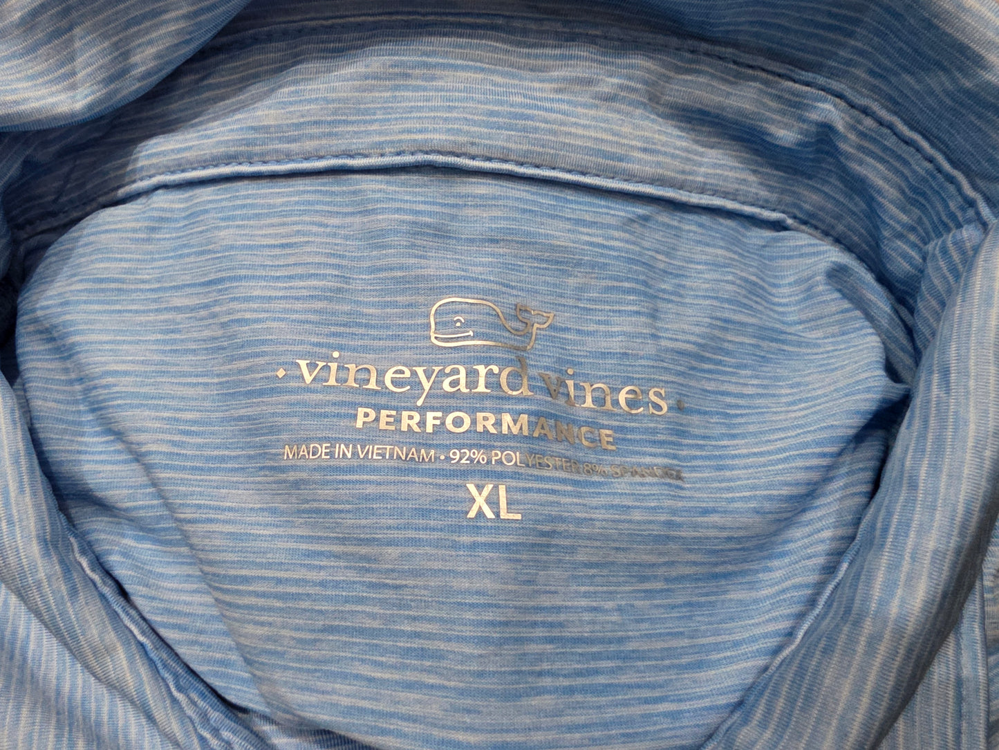 Playera Vineyard Vines Performance Xgrande Xl Azul Claro