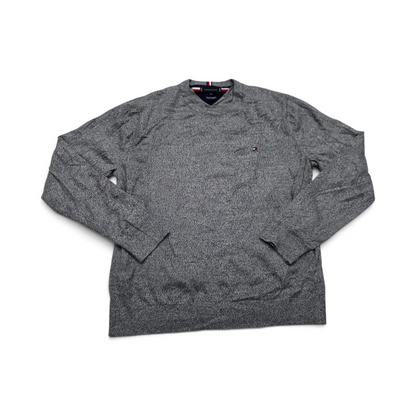 Sueter Tommy Hilfiger 2xl Gris Con Cashmere