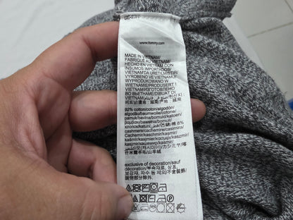 Sueter Tommy Hilfiger 2xl Gris Con Cashmere