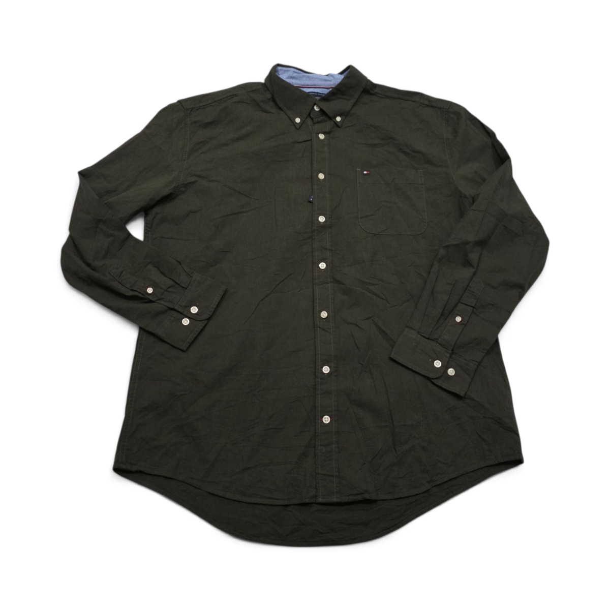 Camisa Tommy Hilfiger 2xl Verde