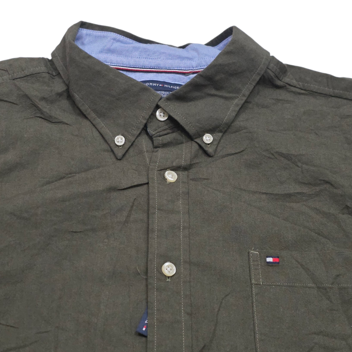 Camisa Tommy Hilfiger 2xl Verde