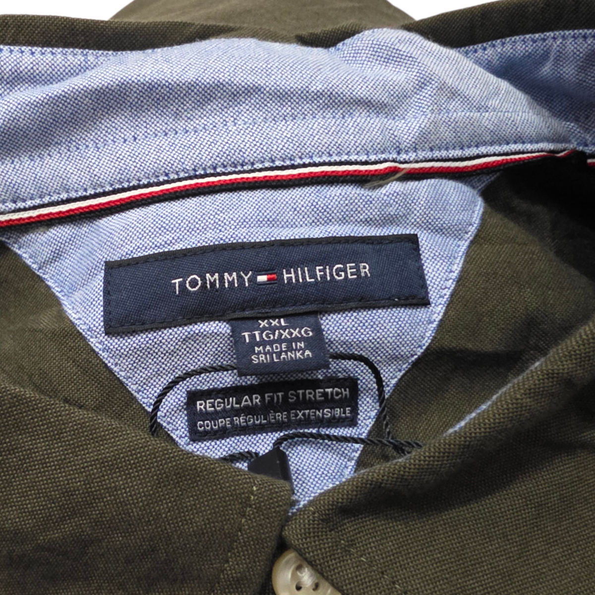 Camisa Tommy Hilfiger 2xl Verde
