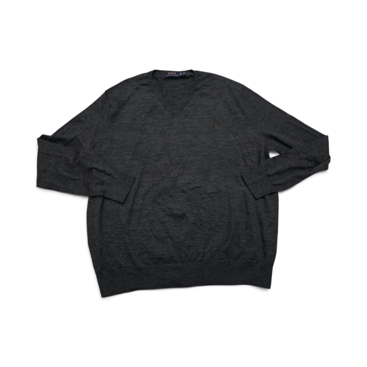 Sueter Ralph Lauren 2xbig Gris Delgado