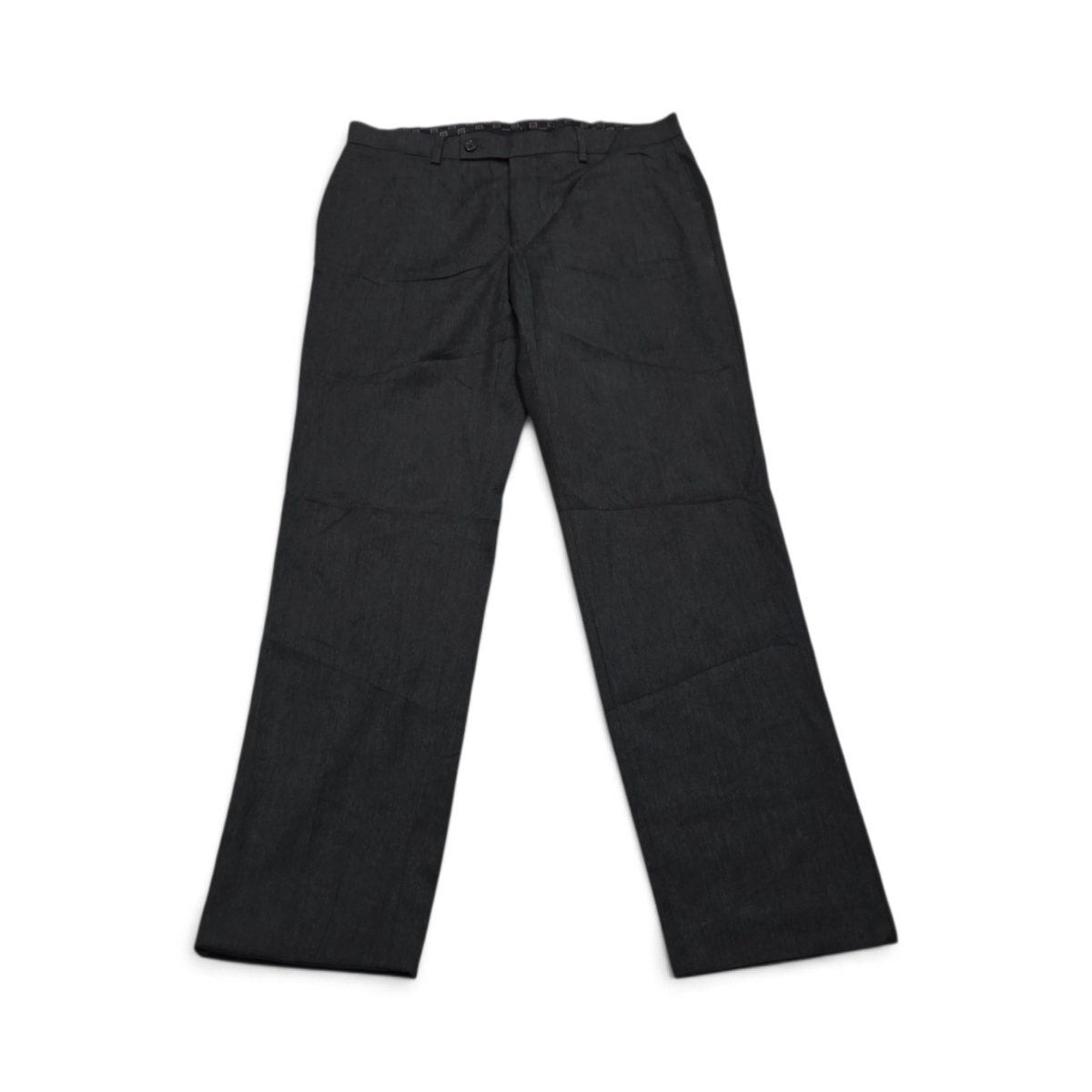 Pantalon Vestir Recto Ralph Lauren 32x30 Gris Oscuro