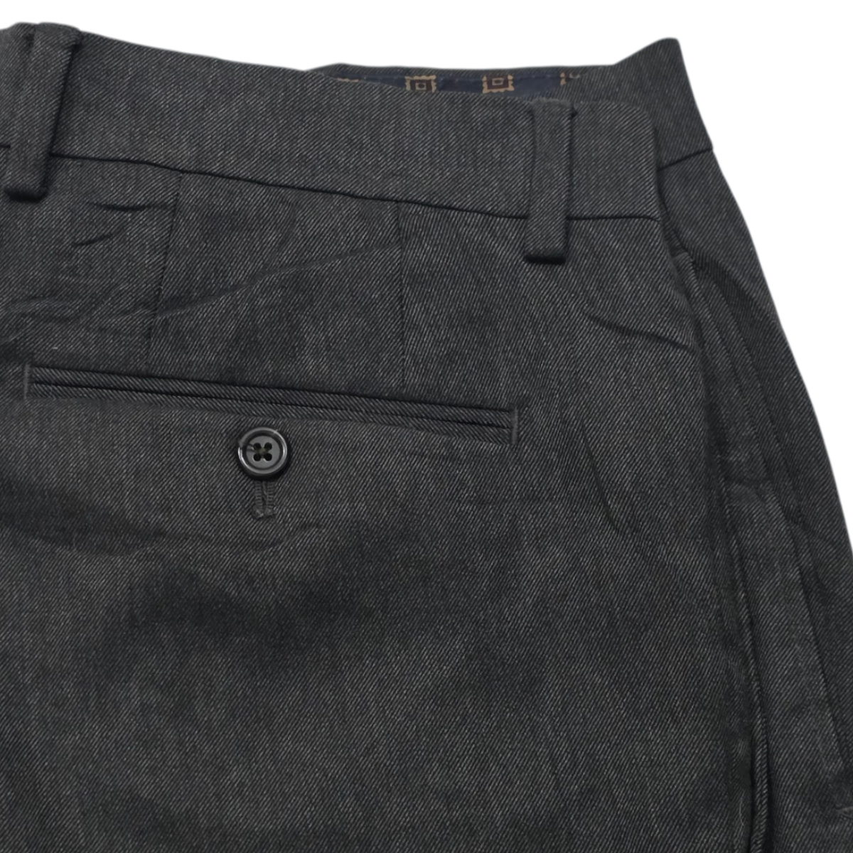 Pantalon Vestir Recto Ralph Lauren 32x30 Gris Oscuro