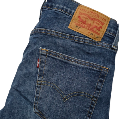 Pantalon Recto Levis 502 32x29 Azul
