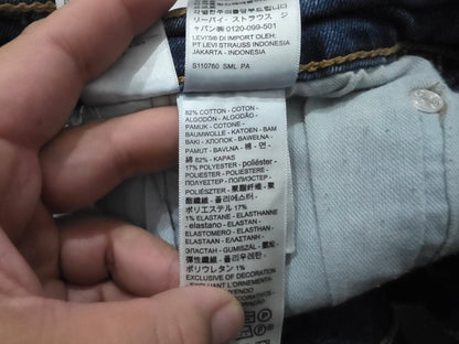 Pantalon Recto Levis 502 32x29 Azul