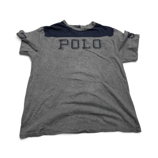 Playera Ralph Lauren Adolescente Xl 18-20 Gris
