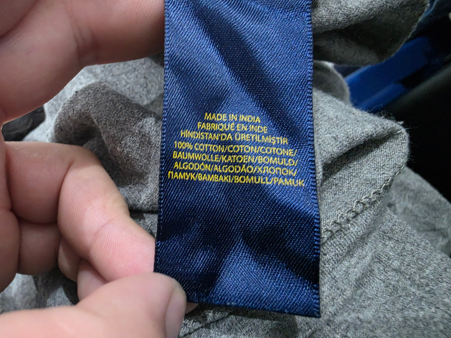 Playera Ralph Lauren Adolescente Xl 18-20 Gris