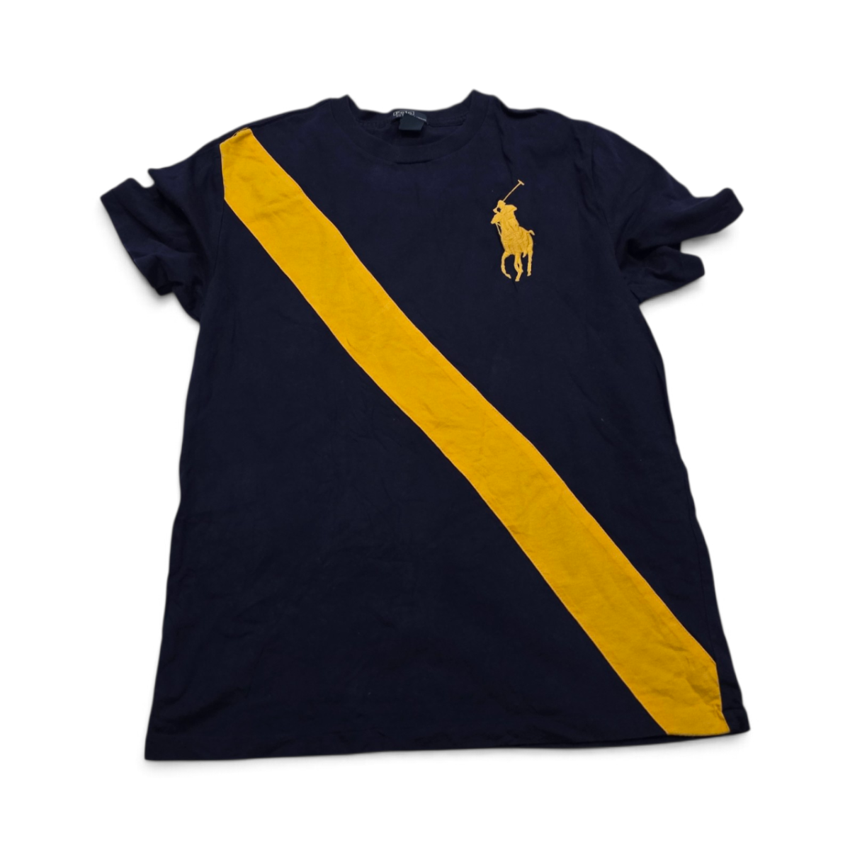 Playera Polo Ralph Lauren Adolescentexl18-20 Azul Amarillo