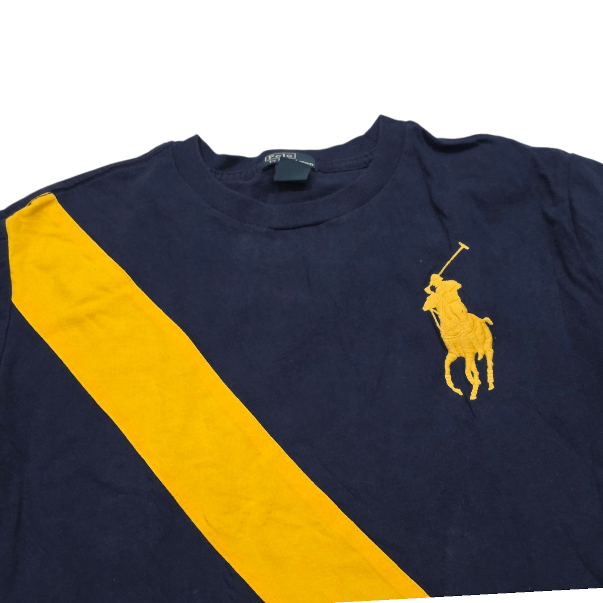 Playera Polo Ralph Lauren Adolescentexl18-20 Azul Amarillo