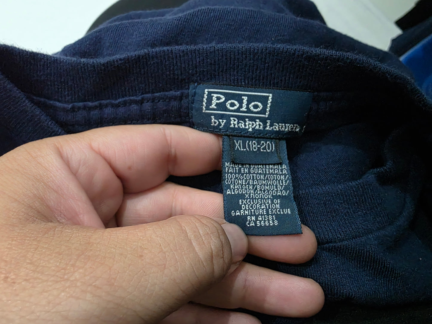 Playera Polo Ralph Lauren Adolescentexl18-20 Azul Amarillo
