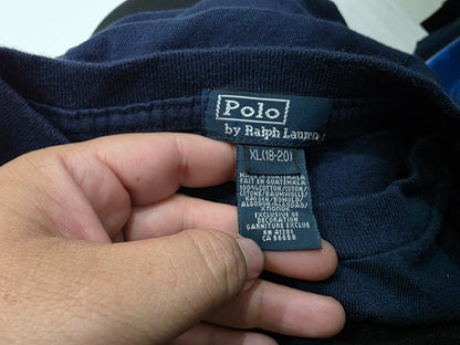 Playera Polo Ralph Lauren Adolescentexl18-20 Azul Amarillo