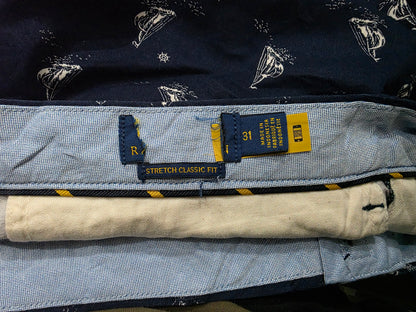 Bermuda Ralph Lauren Talla 31 Azul Veleros
