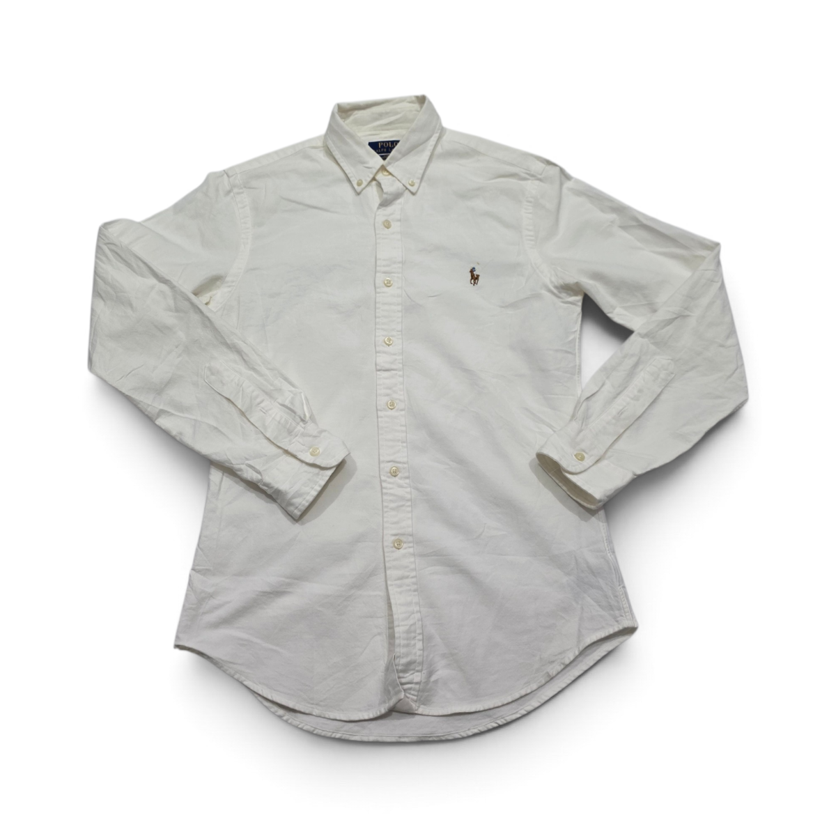 Camisa Slimfit Ralph Lauren Chico S Blanco Pony Colores