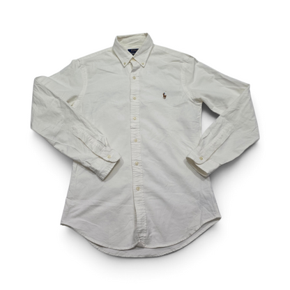 Camisa Slimfit Ralph Lauren Chico S Blanco Pony Colores
