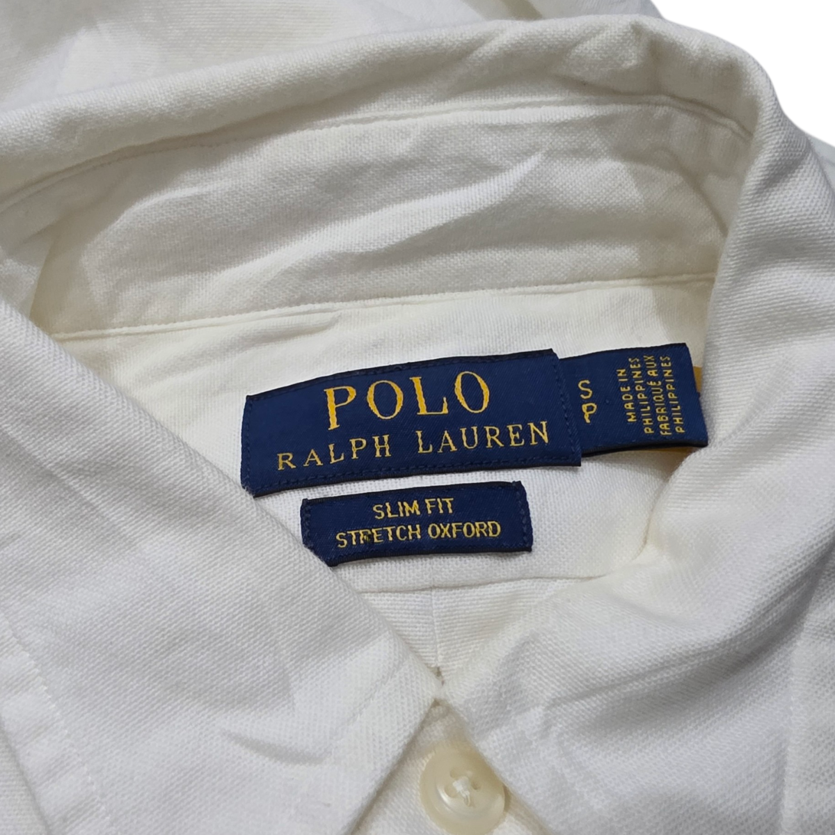 Camisa Slimfit Ralph Lauren Chico S Blanco Pony Colores