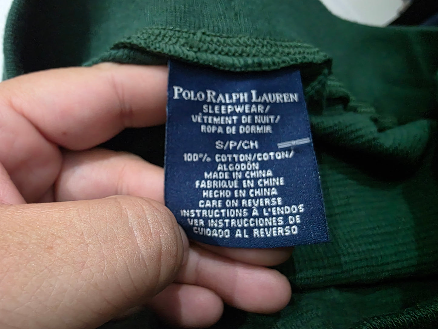 Short Ralph Lauren Chico S Verde Pony Naranja