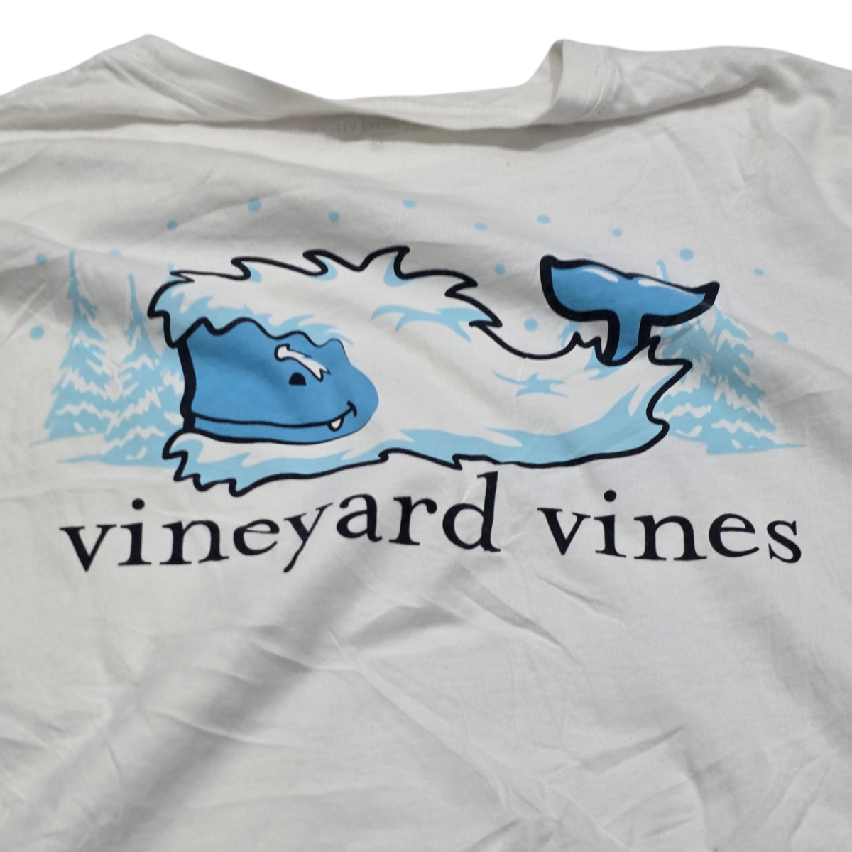 Playera Manga Larga Vineyard Vines Mediana M Blanca Yeti