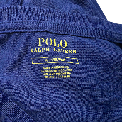 Playera Ralph Lauren Mediana M Azul Pony Amarillo