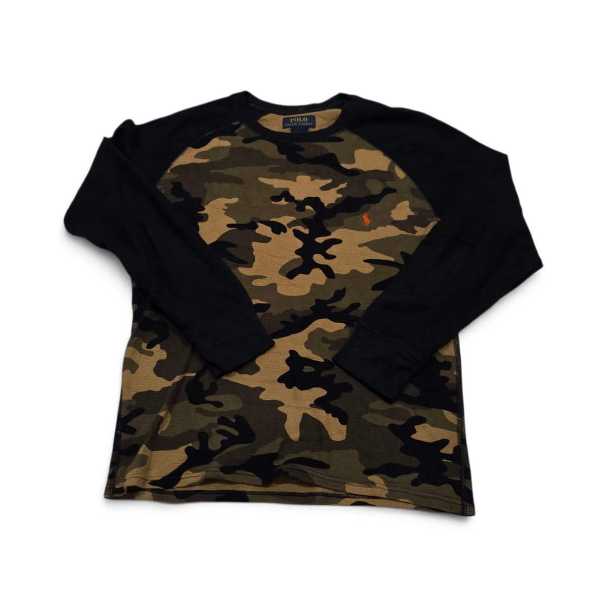 Playera Ralph Lauren Mediana M Camoflaje Manga Larga