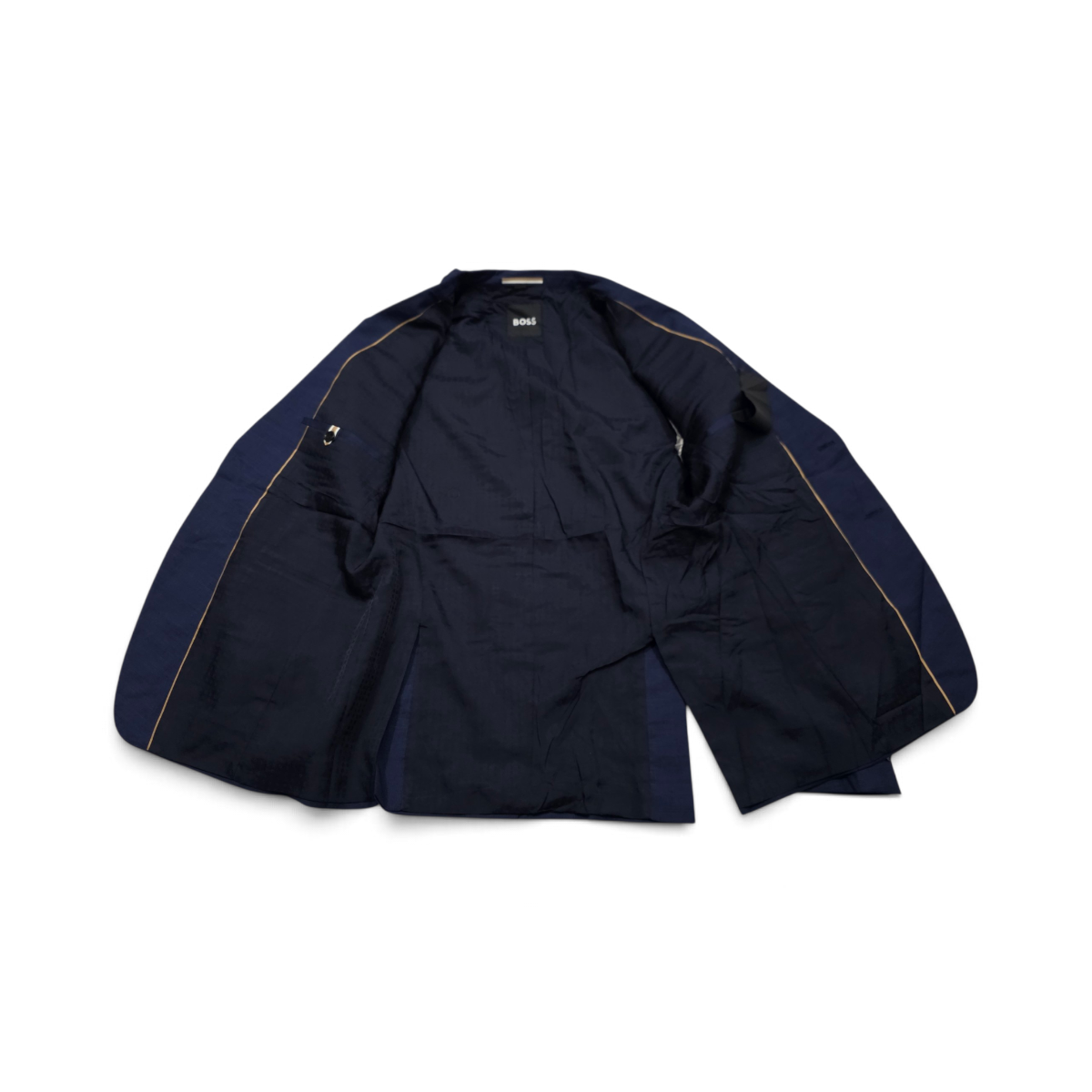 Saco Blazer Hugo Boss 40r Super 110 Stretch Azul