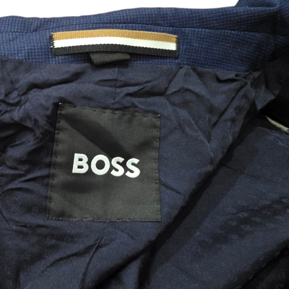 Saco Blazer Hugo Boss 40r Super 110 Stretch Azul
