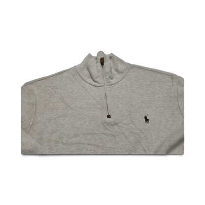 Sueter Ralph Lauren Mediano M Cafe Pony Cafe Cierre Corto