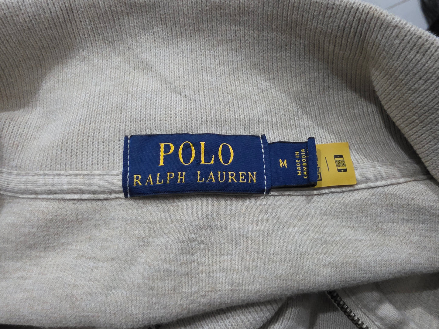 Sueter Ralph Lauren Mediano M Cafe Pony Cafe Cierre Corto