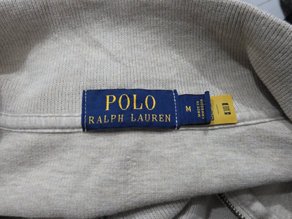Sueter Ralph Lauren Mediano M Cafe Pony Cafe Cierre Corto