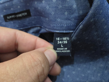 Camisa Vineyard Vines Grande L Cuadro Azul Franela