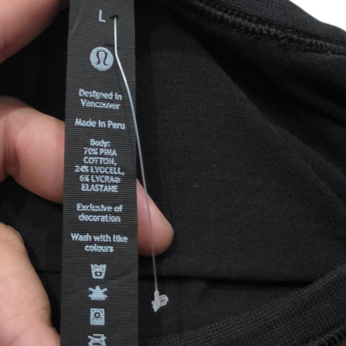 Playera Lululemon Grande L Negro