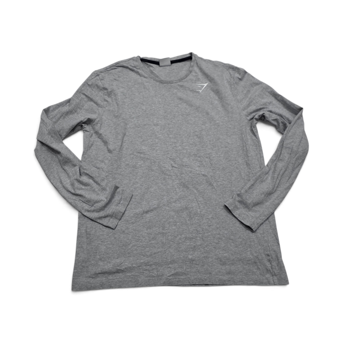 Playera Gymshark Grande L Gris Manga Larga