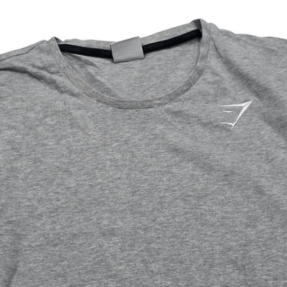 Playera Gymshark Grande L Gris Manga Larga