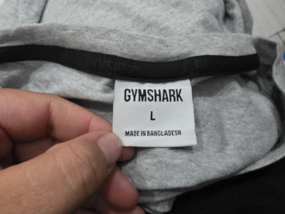 Playera Gymshark Grande L Gris Manga Larga