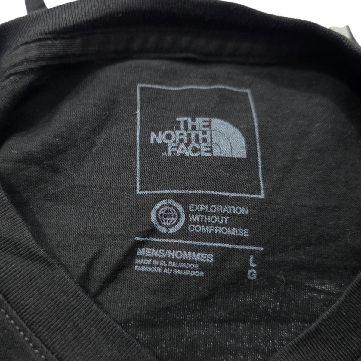 Playera The North Face Grande L Negro Manga Larga