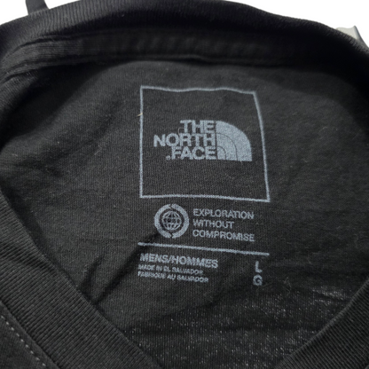 Playera The North Face Grande L Negro Manga Larga