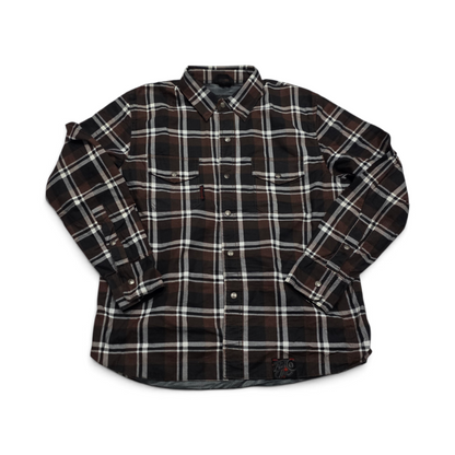 Camisa Sxx Speed And Strenght Grande L Cuadro Cafe