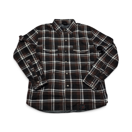 Camisa Sxx Speed And Strenght Grande L Cuadro Cafe
