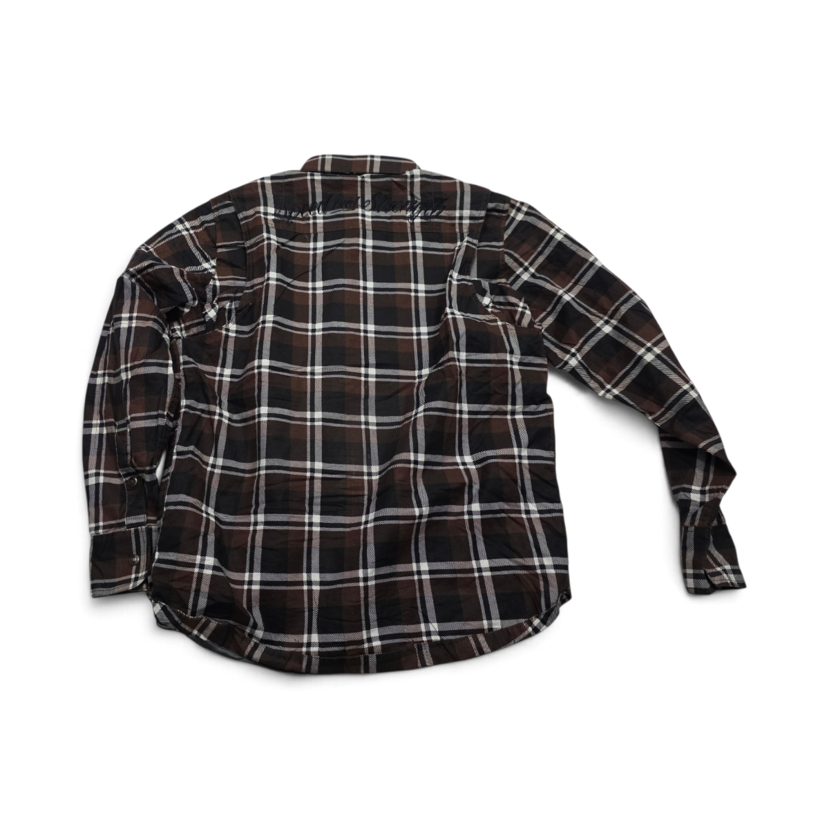 Camisa Sxx Speed And Strenght Grande L Cuadro Cafe