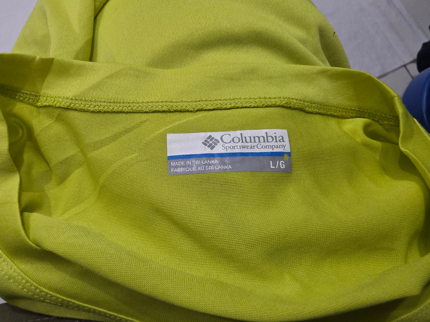 Playera Columbia Grande L Verde Lima