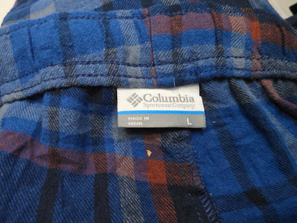 Pijama Columbia Grande L Cuadro Azul