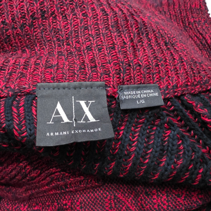 Sueter Armani Exchange Grande L Rojo Y Negro