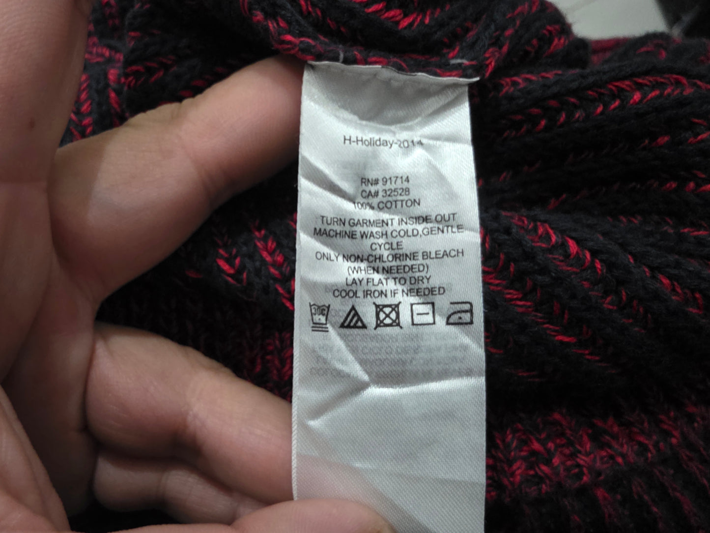 Sueter Armani Exchange Grande L Rojo Y Negro