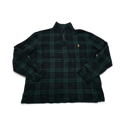 Sueter Ralph Lauren Grande L Cuadro Verde Pony Amarillo