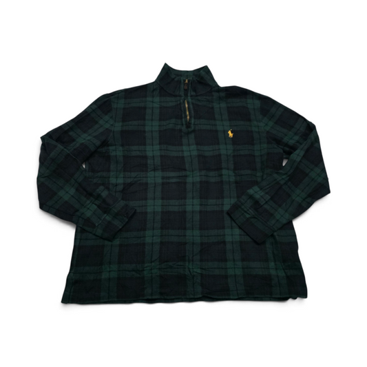 Sueter Ralph Lauren Grande L Cuadro Verde Pony Amarillo