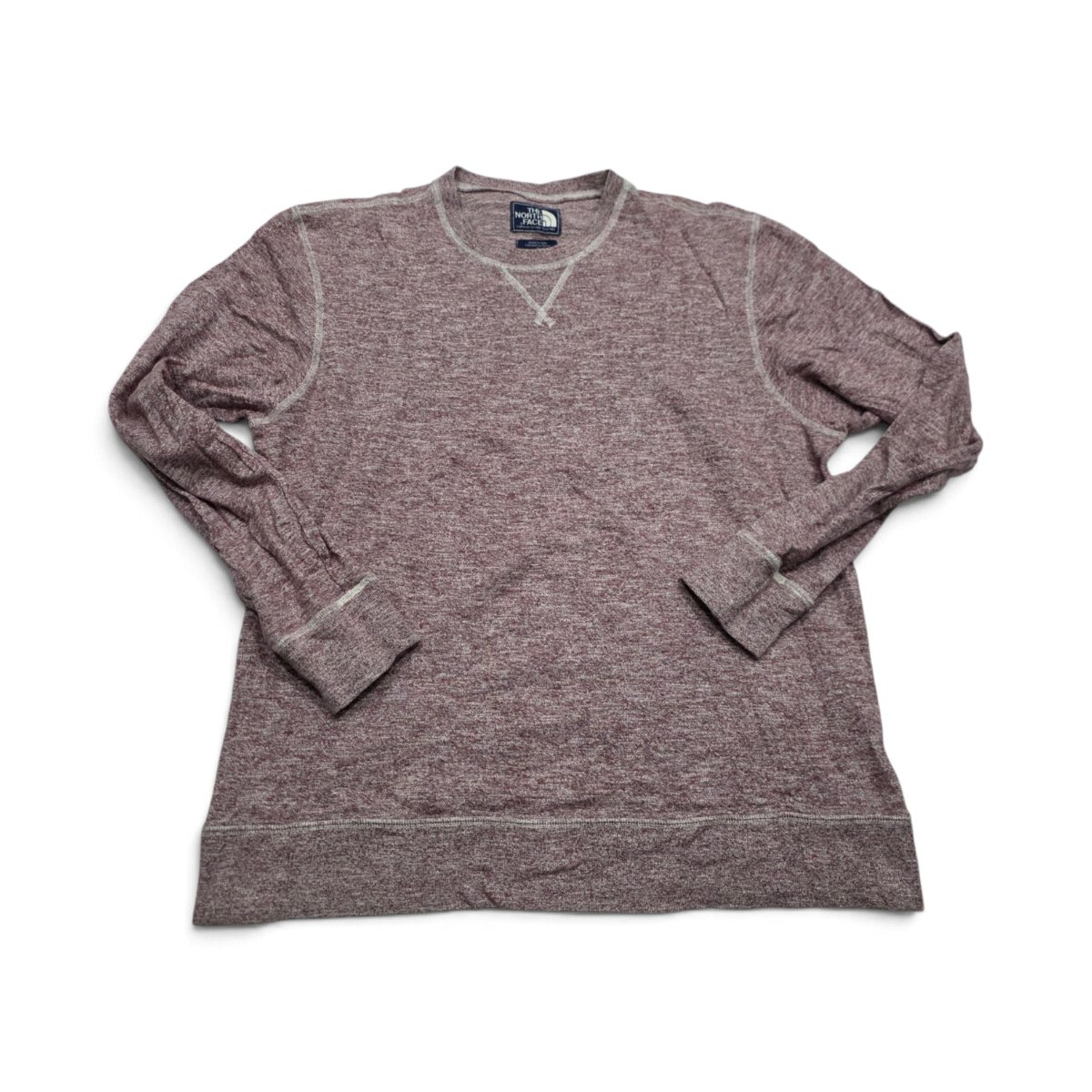 Sudadera The Noeth Face Grande L Rojo Jaspeado