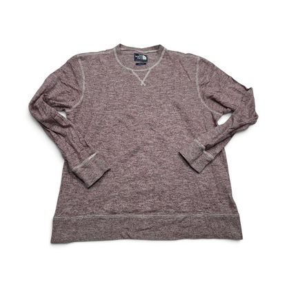 Sudadera The Noeth Face Grande L Rojo Jaspeado