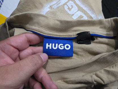 Playera Hugo Boss Xgrande Xl Cafe